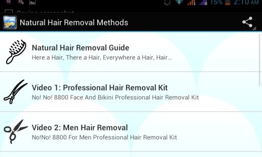 Natural Hair Removal Methods截图1