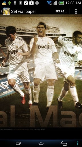 Kaka &amp; Ronaldo Wallpapers截图1