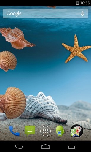 Sea shells Live Wallpaper截图1