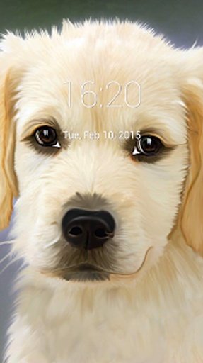 Puppy Dog Lock Screen截图3