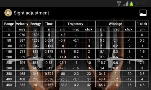 Sako Ballistics Calculator截图8