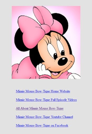 Minnie Mouse Bowtique Fan App截图4