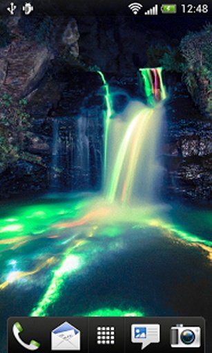 Neon Waterfall Live Wallpaper截图2