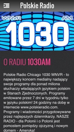 Polskie Radio 1030AM Chicago截图2