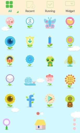 Dooby's Garden dodol theme截图4