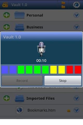 安全存储文件:Vault Secure Documents Pro截图1
