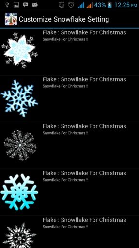 Christmas Snowfall Live Wallpaper截图9