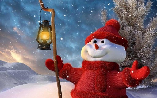 Christmas Snowman LWP截图7