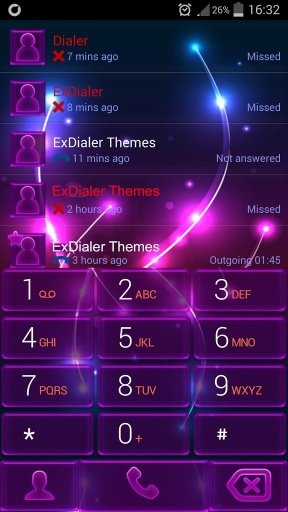 ExDialer霓虹灯截图1