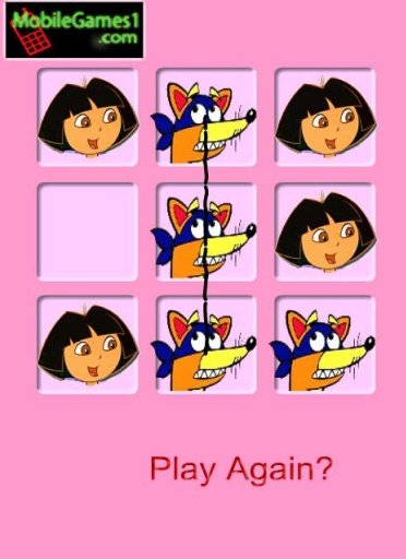 Dora Girl TicTacToe Game截图3