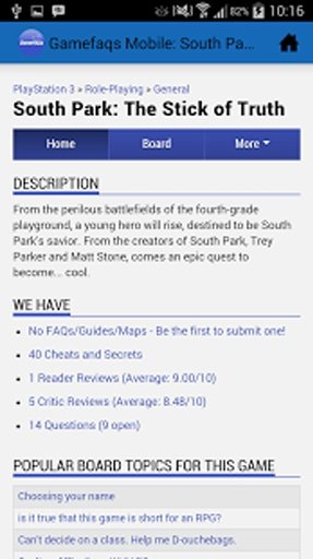 GameFaqs Mobile截图7