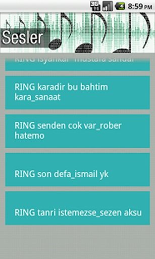 Karaoke Se&ccedil;me Şarkılar截图4