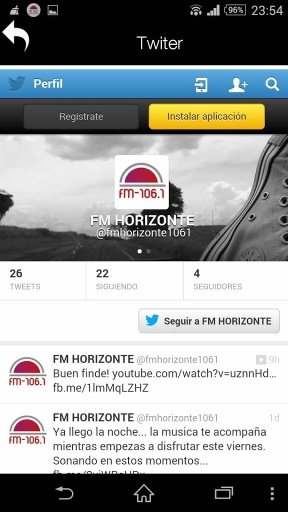 Fm Horizonte 106.1 Mhz截图5