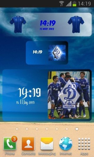 Dynamo Moscow Digital Clock截图3