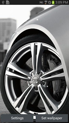 Audi S6 wheel Live Wallpaper截图3