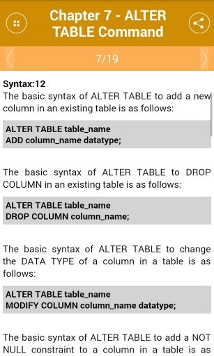 SQL Tutorial Full截图2