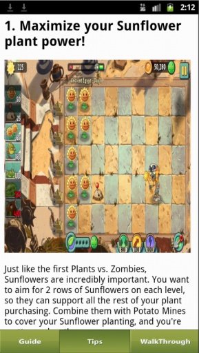 Plants vs Zombies Cheats Guide截图2