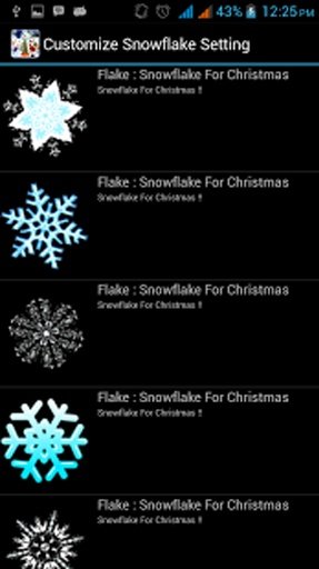 Christmas Snowfall Live Wallpaper截图1