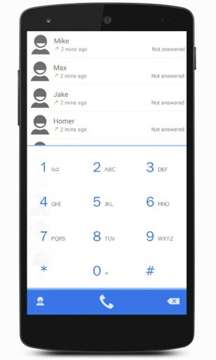 ExDialer KitKat New Theme截图1