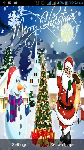 Christmas Snowfall Live Wallpaper截图8