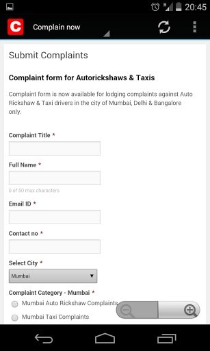 Rickshaw &amp; Taxi Complaints截图1