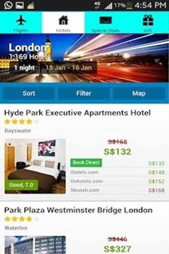 Airline Tickets &amp; Hotel Rooms截图1