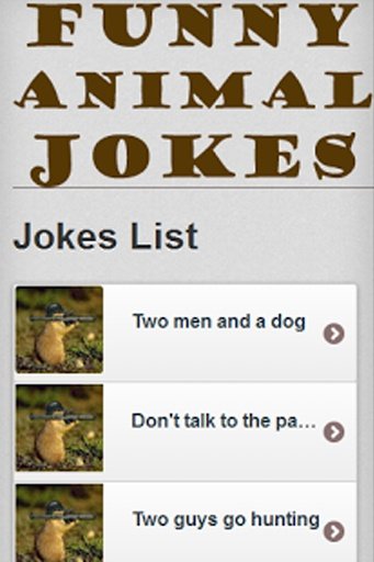 Free Funny Animal Jokes截图3