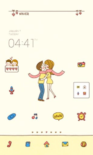 U&amp;I dodol launcher theme截图2