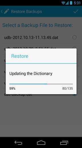 User Dictionary Backup截图4