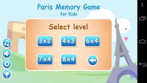 Paris Memory Game for Kids截图1