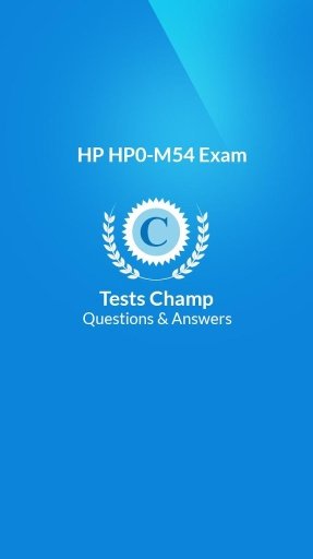 HP0-M54 Exam Quick Assessment截图1