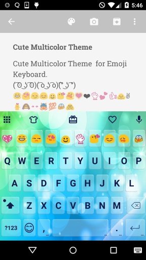 Cute MultiColor Keyboard截图1