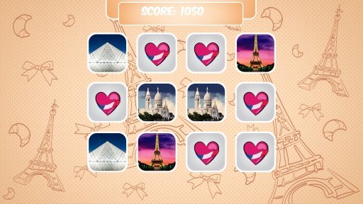 Paris Memory Game for Kids截图3