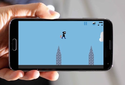 Lazy Ninja Swipe to Jump Game截图3