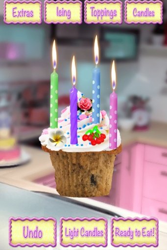 Birthday Cupcakes Maker FREE截图3