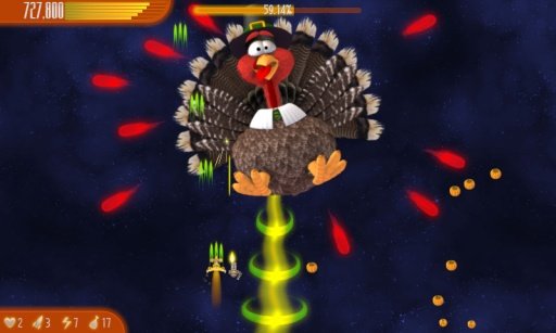 Chicken Invaders 4 ThanksgivHD截图3