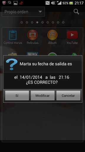 Control de horas NFC截图4