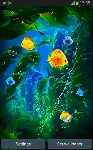 Aquarium Live Wallpapers 3D截图3