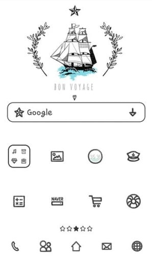 Bon Voyage dodol theme截图2