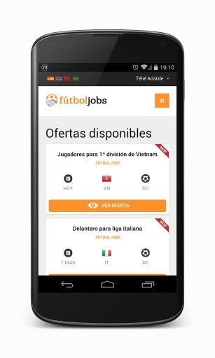 FutbolJobs - Empleo f&uacute;tbol截图1