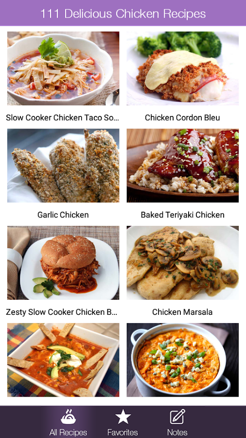 111+ Delicious Chicken Recipes截图1