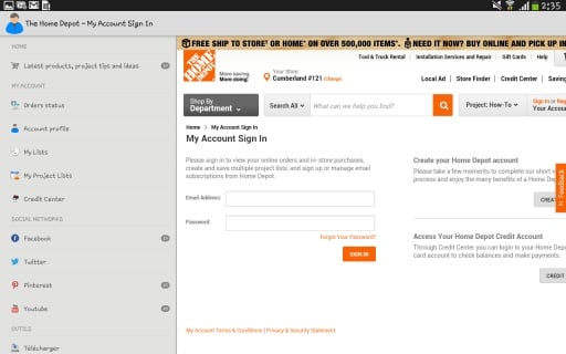 Homedepot USA截图3