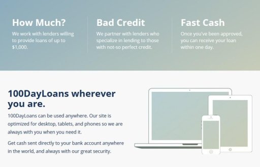 100 Day Loans - Bad Credit OK截图1