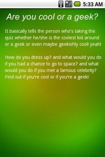 Are You Cool Or A Geek?截图1