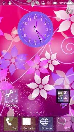 Flowers Clock截图1