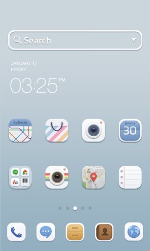 Soft Button dodol theme截图2