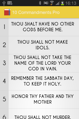 10 Commandments Pro截图3