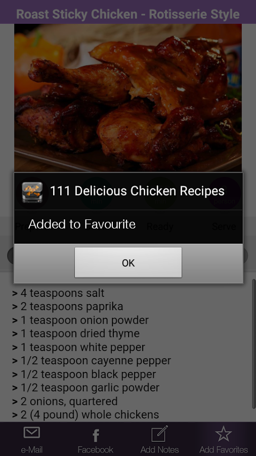 111+ Delicious Chicken Recipes截图5