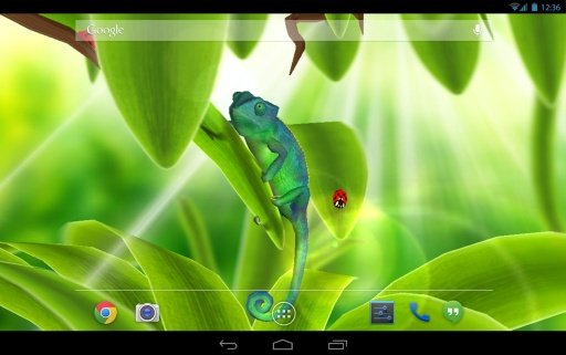 Chameleon 3DLiveWallpaper FREE截图1