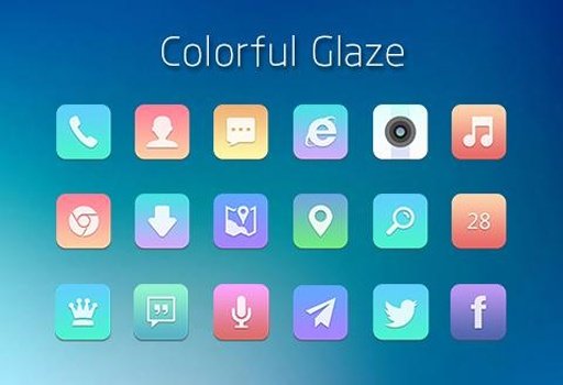 Colorful Glaze Theme截图1